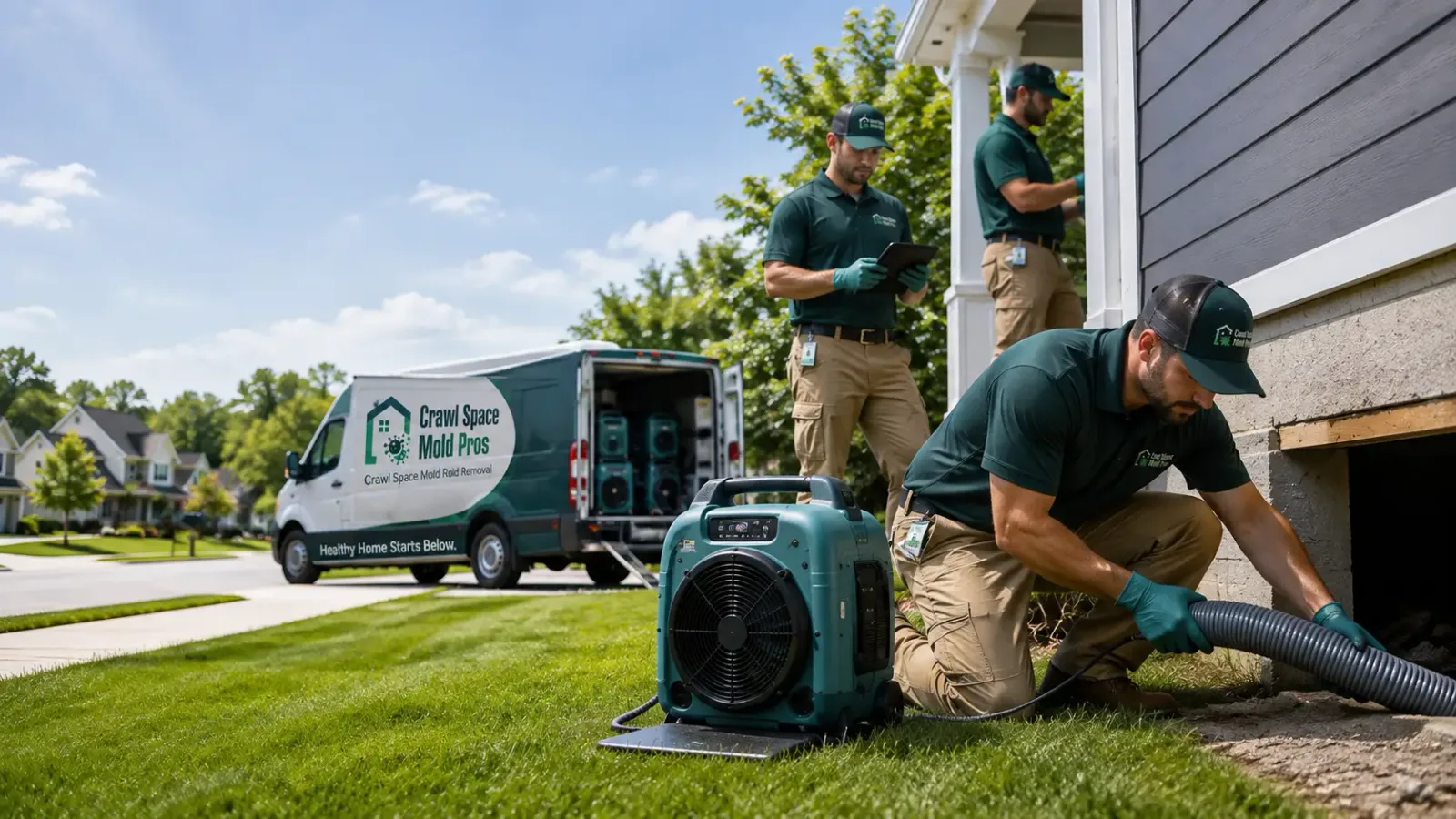 Crawl Space Mold Removal in Chualar, CA